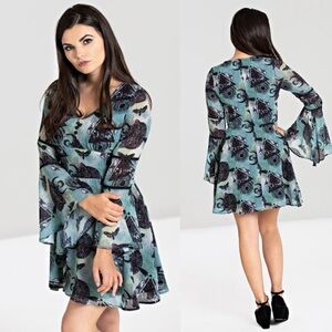 Hell Bunny Alchemy by Spin Doctor After Death Mini Dress